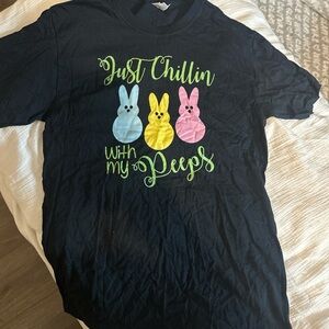 Fruit of the Loom Black 'Just Chillin' Graphic Tee
